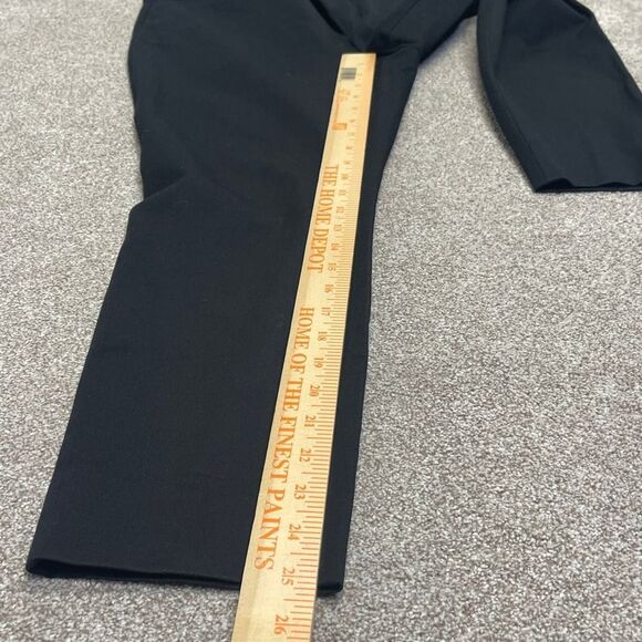 Banana Republic womens sloan pants sz 12 10” rise black business casual trouser - Picture 5 of 12